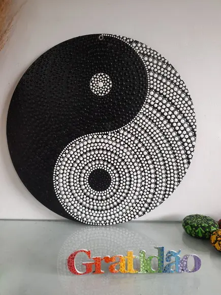Mandala Yin Yang 35cm
