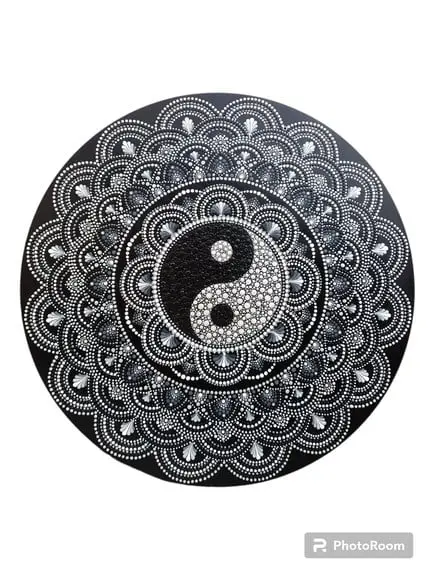 Mandala Yin Yang 70cm