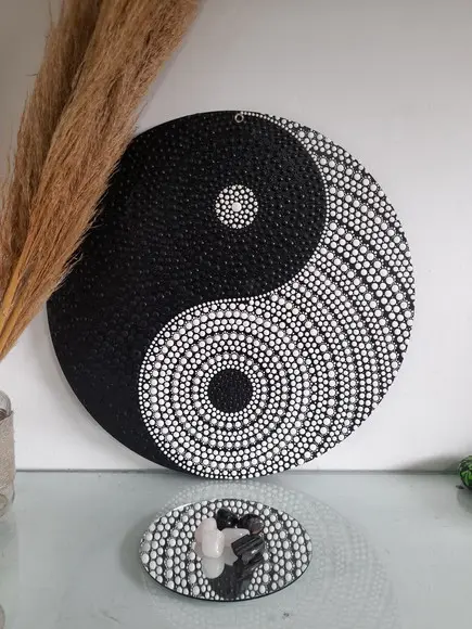 Mandala Yin Yang 35cm