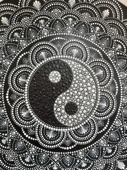 Mandala Yin Yang 80cm