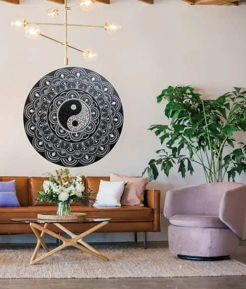 Mandala Yin Yang 70cm