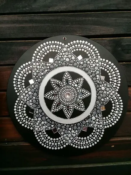Trio de mandalas da paz e acolhimento 60cm, 30cm