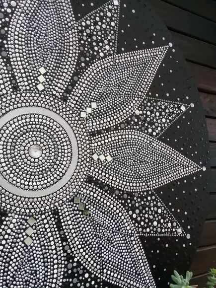 Trio de mandalas da paz e acolhimento 60cm, 30cm