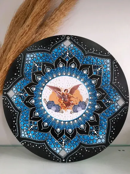 Trio Mandala Arcanjo São Miguel 30cm +20cm