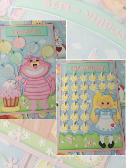 Kit Decoração de Sala de Aula Alice no País das Maravilhas