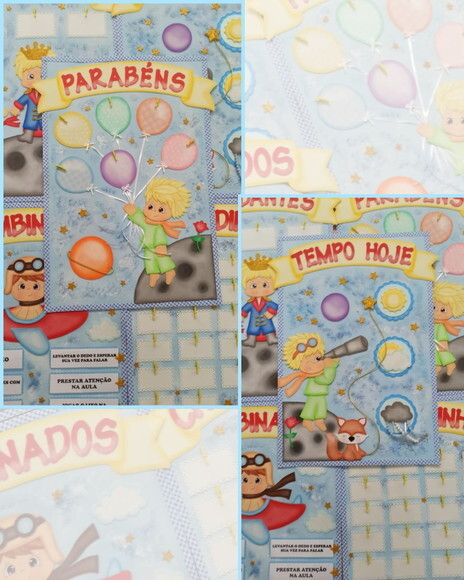 Kit Decoração de Sala de Aula Pequeno Príncipe