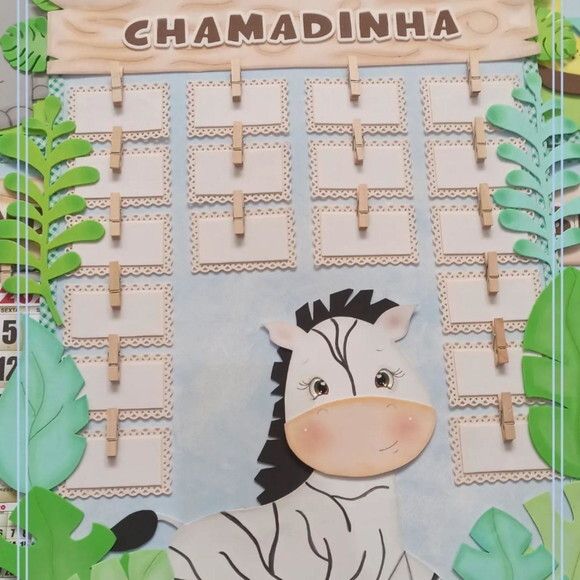 Kit Decoração de Sala de Aula de Safári