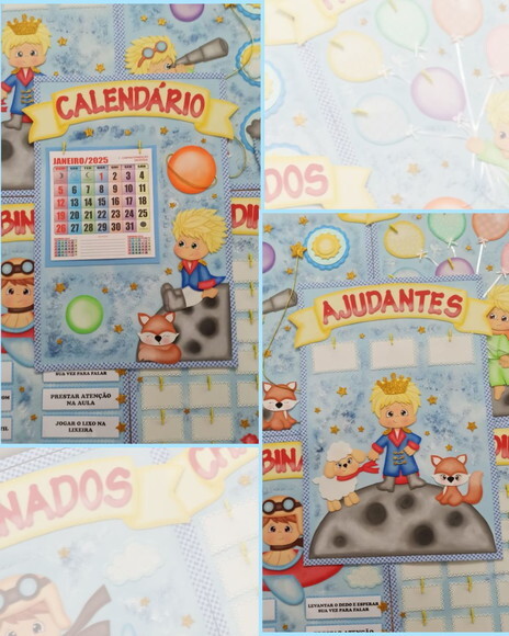 Kit Decoração de Sala de Aula Pequeno Príncipe