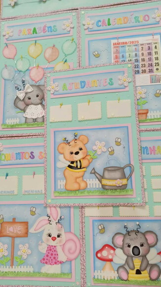 Kit para Decoração de Sala de Aula Brincando no Jardim