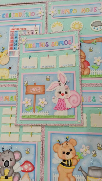 Kit para Decoração de Sala de Aula Brincando no Jardim