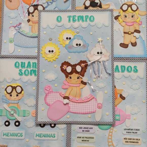 Kit Sala de Aula no Tema: Aviadores
