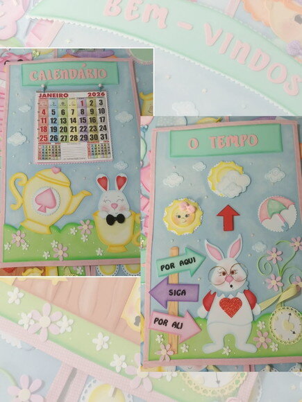 Kit Decoração de Sala de Aula Alice no País das Maravilhas