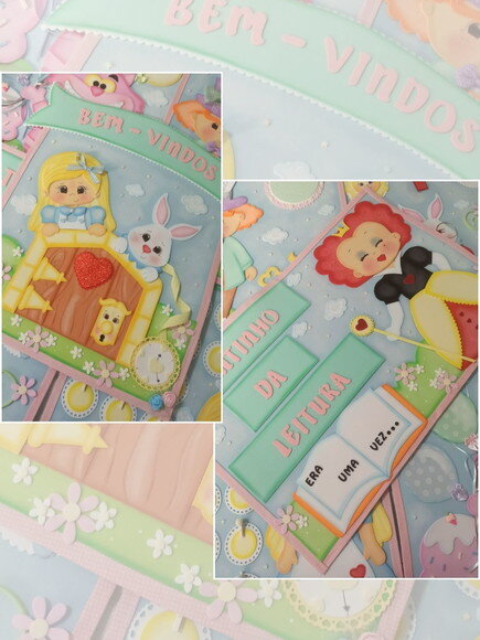Kit Decoração de Sala de Aula Alice no País das Maravilhas