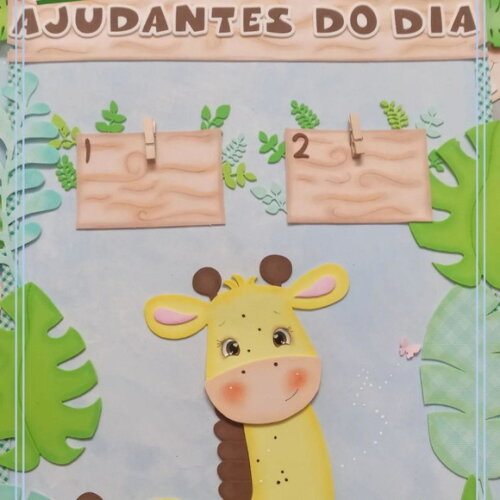 Kit Decoração de Sala de Aula de Safári