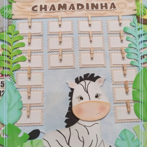 Kit Decoração de Sala de Aula de Safári