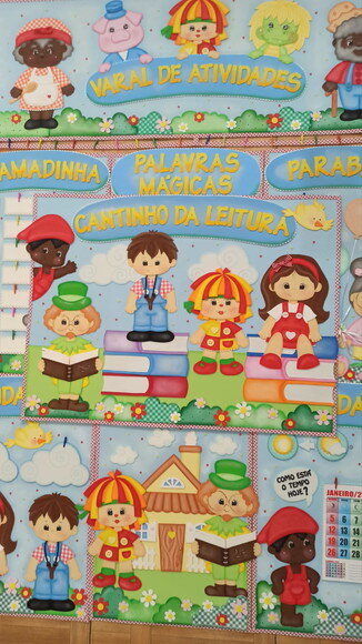 Kit Decoração de Sala de Aula Sítio do Pica-pau Amarelo