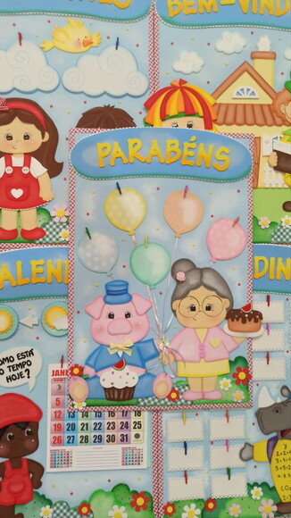 Kit Decoração de Sala de Aula Sítio do Pica-pau Amarelo
