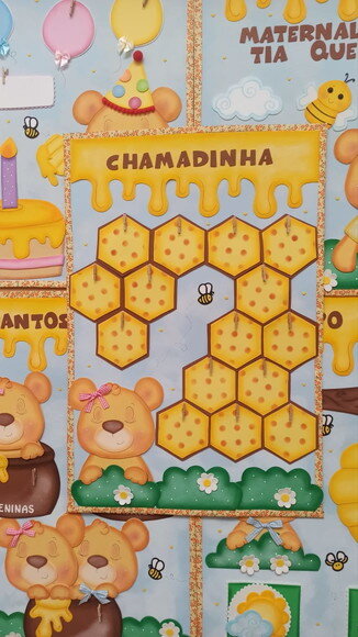 Kit Decoração Sala de Aula Tema Ursinhos