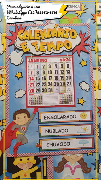 Kit Sala de Aula no Tema Heróis