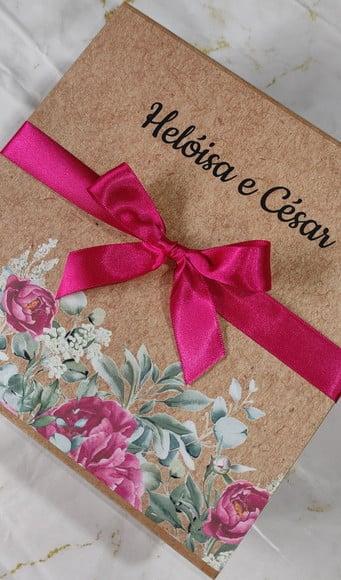 Caixa para Padrinhos mdf 15x15x7