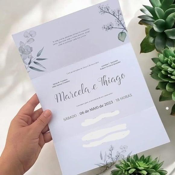 Convite de Casamento