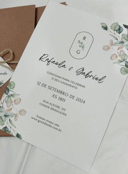 Convite de Casamento