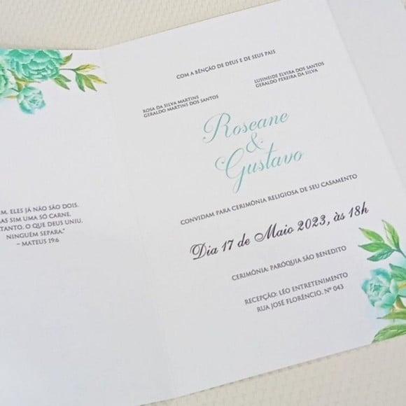 Convite de Casamento