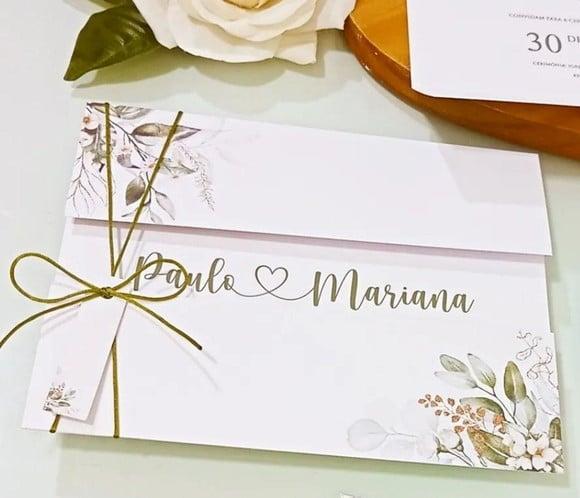 Convite de Casamento