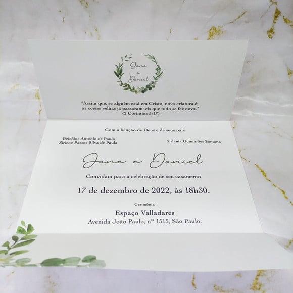 Convite de Casamento