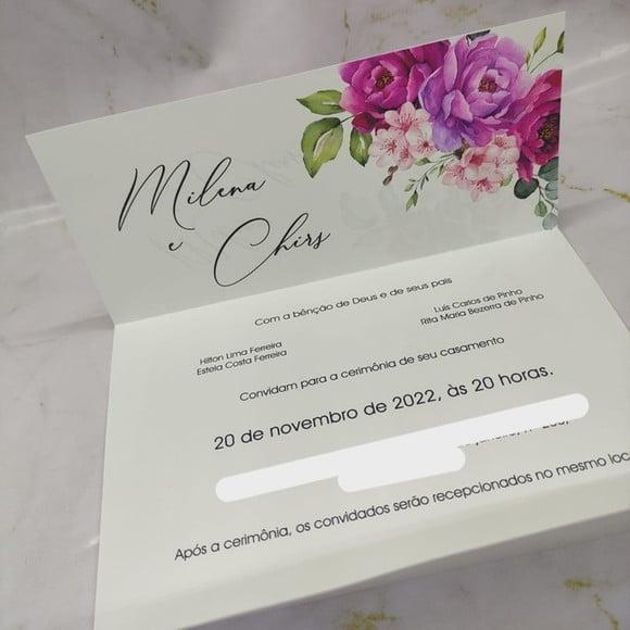 Convite de Casamento