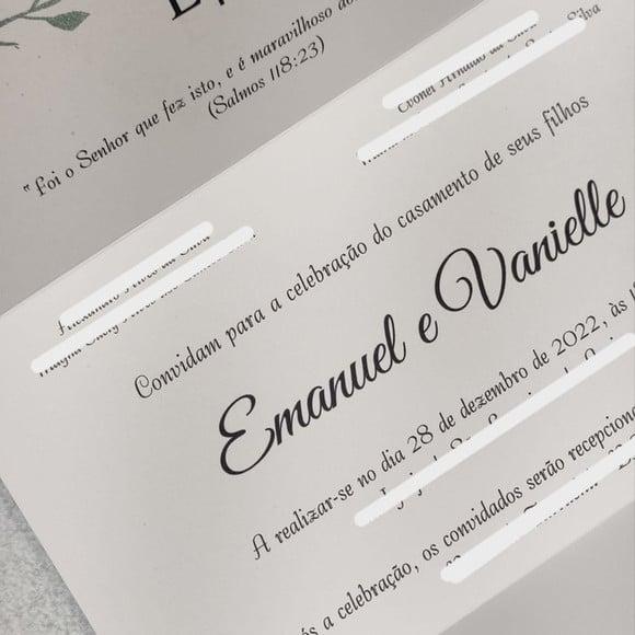 Convite de Casamento