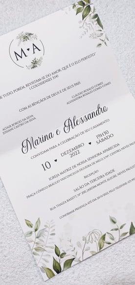Convite de Casamento