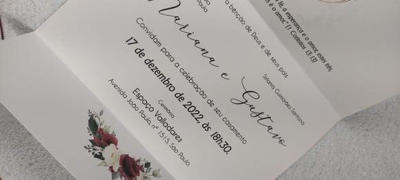 Convite de Casamento