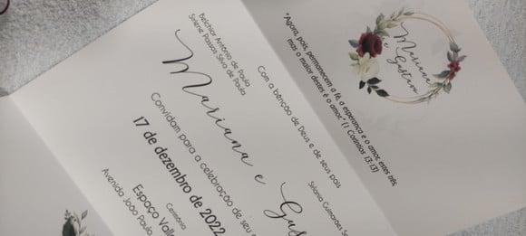 Convite de Casamento