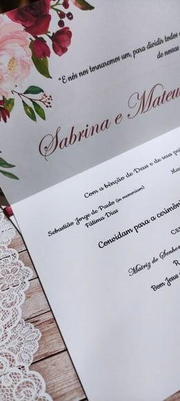 Convite de Casamento