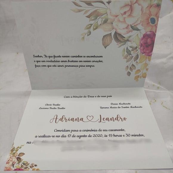 Convite de Casamento