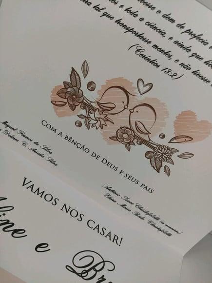 Convite de Casamento