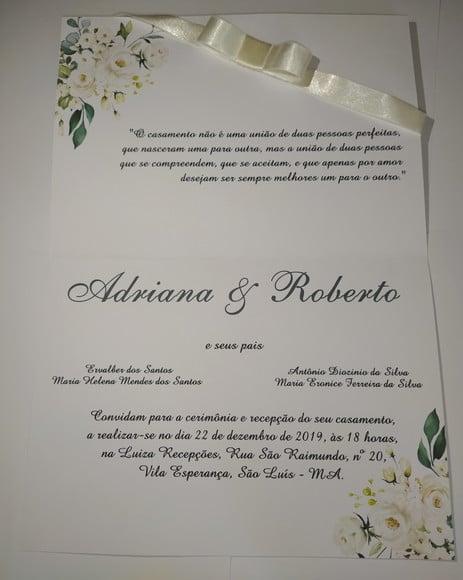 Convite de Casamento