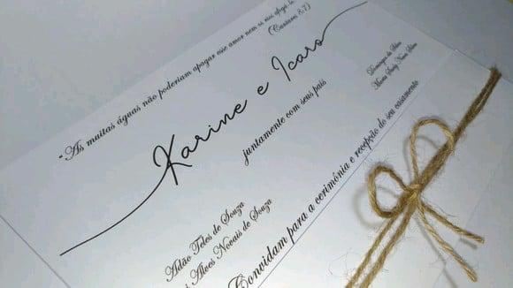Convite de Casamento