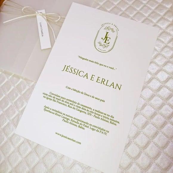 Convite de Casamento em Papel Vegetal