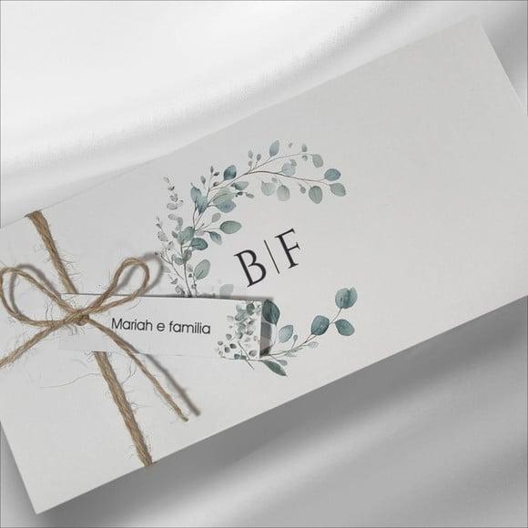 Convite de Casamento Modelo Sanfona