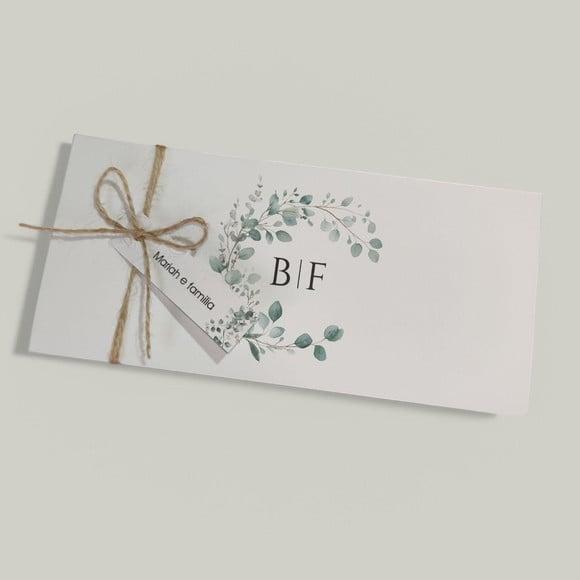 Convite de Casamento Modelo Sanfona