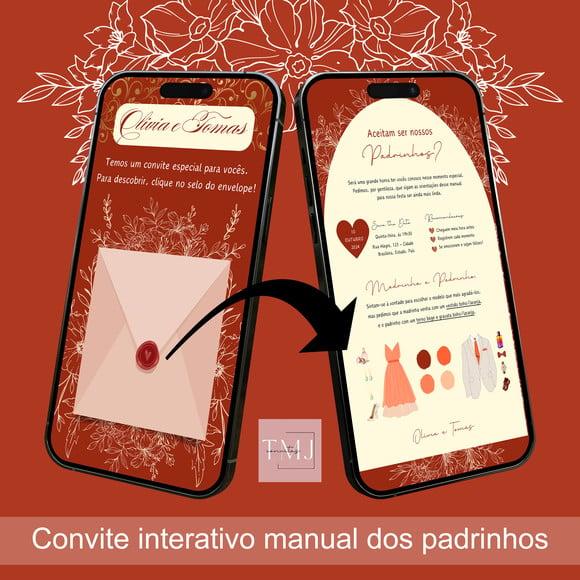 Convite Interativo Manual dos Padrinhos