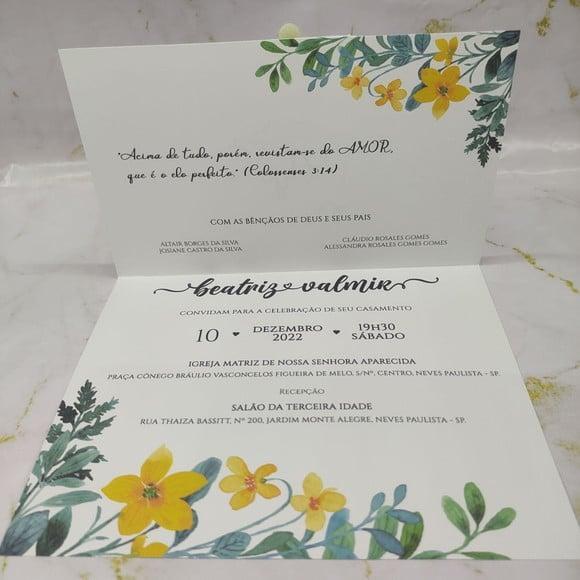 Convite de Casamento
