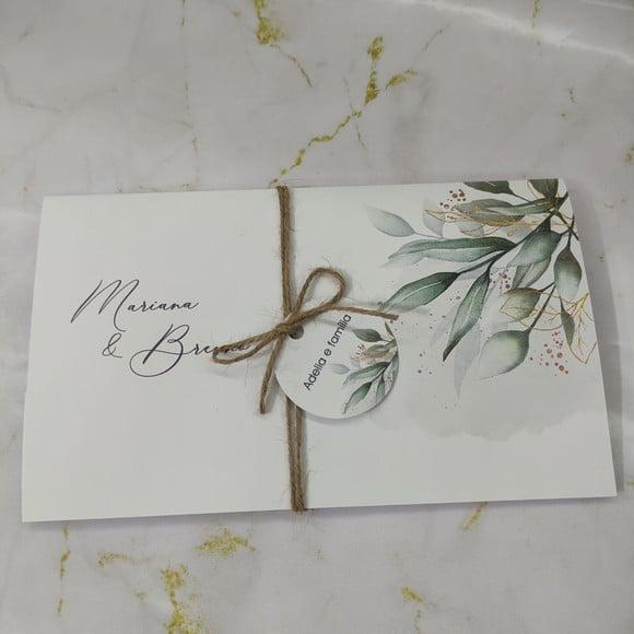Convite de Casamento 240gr