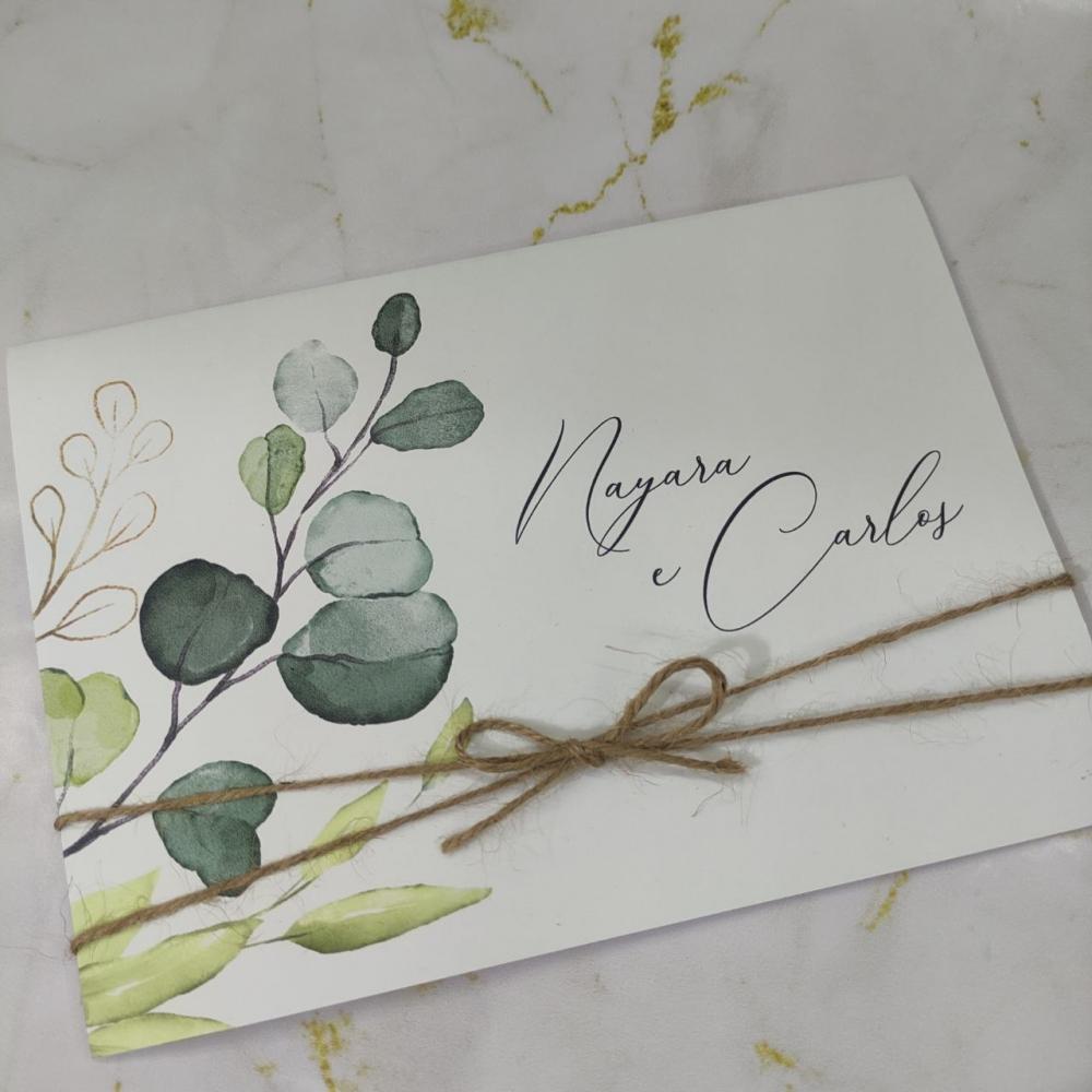 Convite de Casamento 240gr
