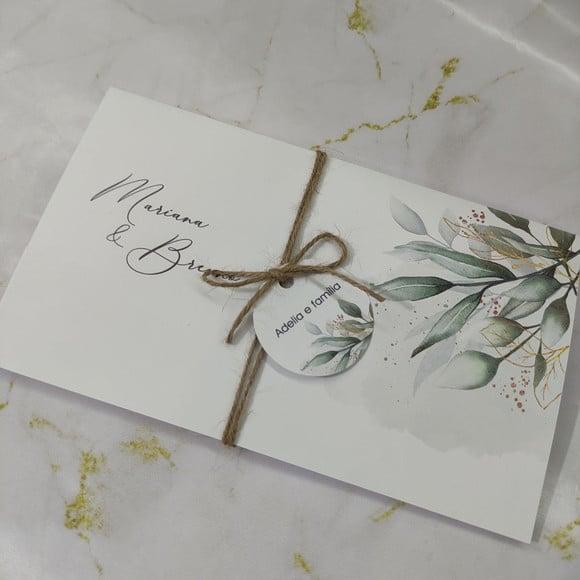 Convite de Casamento 180g