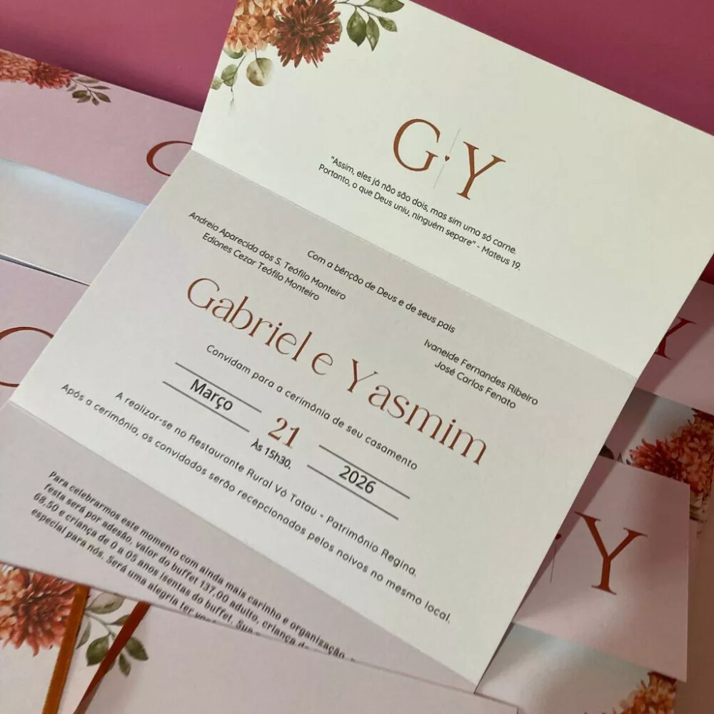 Convite de Casamento