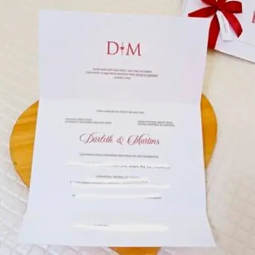 Convite de Casamento