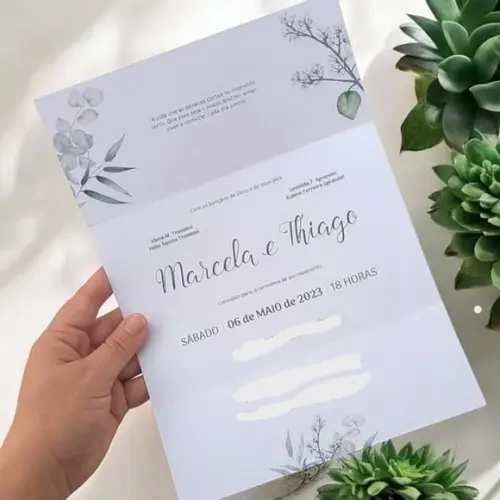 Convite de Casamento